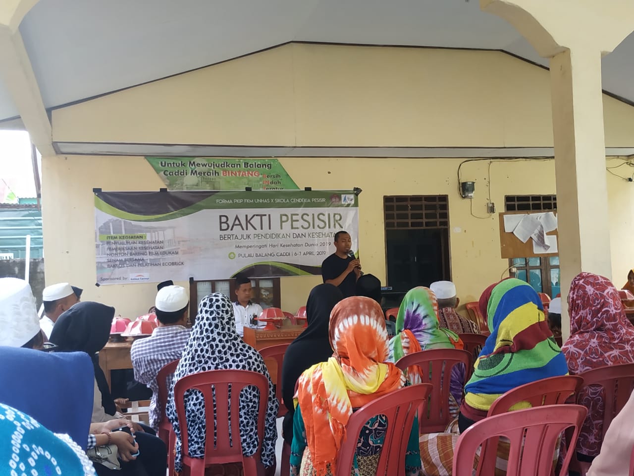 Kegiatan Bakti Pesisir di Pulau Balang Ca'di, Kabupaten Pangkep.[Foto:/Ist.]