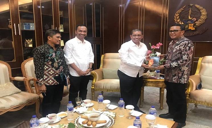 Tim Transisi Bupati Wajo Sambangi Gubernur Sulsel