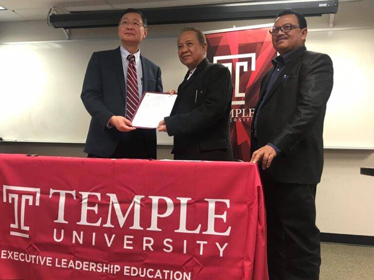 STIE Nobel dan Temple University Philadelphia, Pennsylvania, Amerika Serikat Jalin Kerjasama