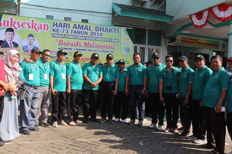 Semarak HAB ke-73, Kemenag Bone Gelar Aksi Peduli Sosial dan Lomba