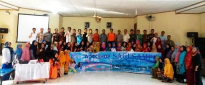 Foto bersama usai pelatihan Sagusampe.[Foto:/Ist]