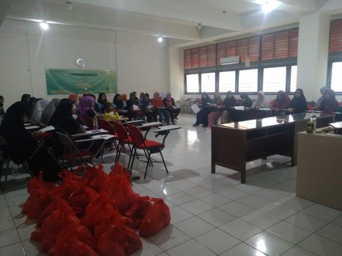 Kegiatan Pembekalan Penyelenggaraan Jenazah sebagai rangkaian Bakti Sosial Bersama Al-'Aafiyah (BASMALAH) 2018.[Foto:/Ist]