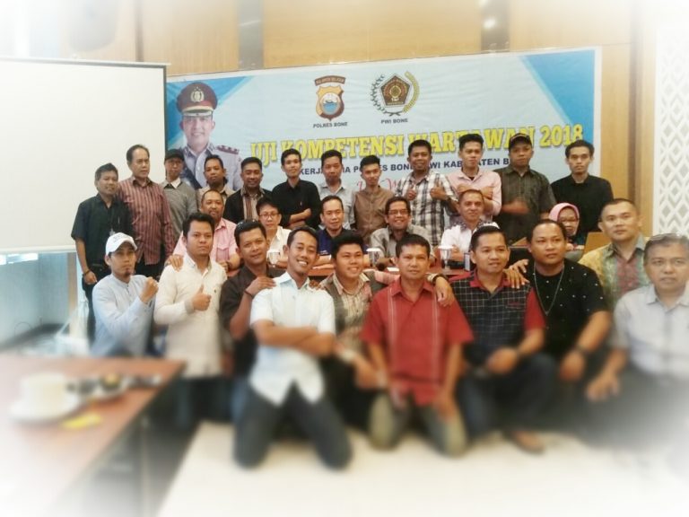 20 Peserta Uji Kompetensi Wartawan di Bone Dinyatakan Kompeten