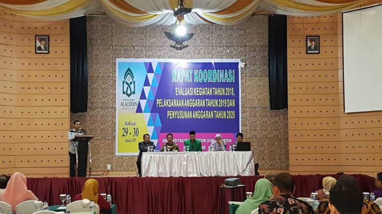 UIN Alauddin Gelar Rapat Koordinasi 2019