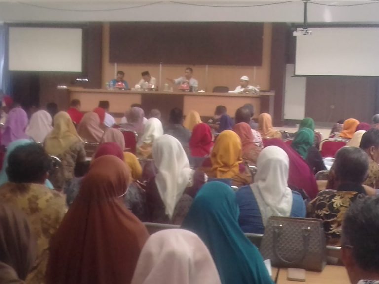 Diknas Barru Menggelar Rapat Laporan Penggunaan Anggaran 2018