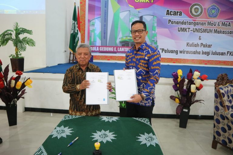 FKIP Unismuh Makassar dan FKIP UMKT Tandatangan MoU