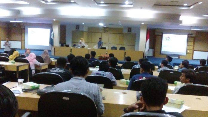 Pelatihan pengelolaan keuangan untuk lembaga kemahasiswaan di lingkup UIN Alauddin Makassar.[Foto:/Ist.]