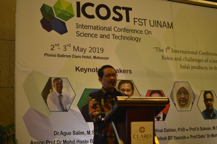 Sambutan Rektor UIN Alauddin Makassar, Prof Musafir Pababbari.[Foto:/Ist.]