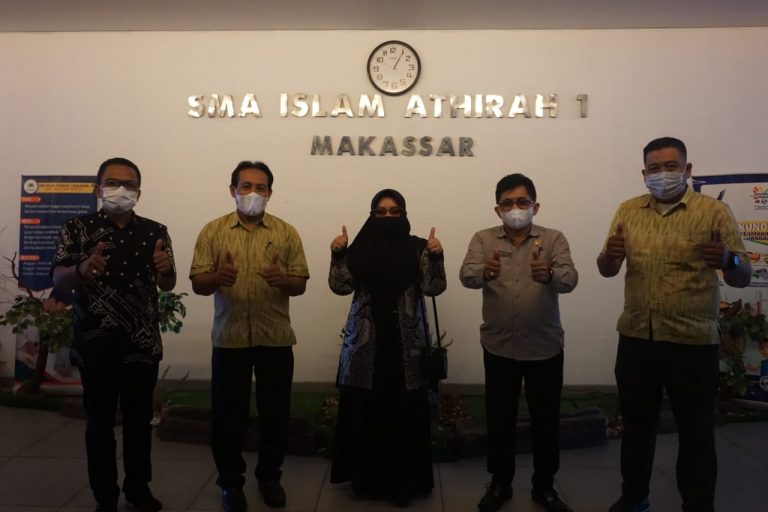 SMA Islam Athirah 1 Makassar Dikunjungi Oleh Kacabdis Pendidikan Baru Sulsel