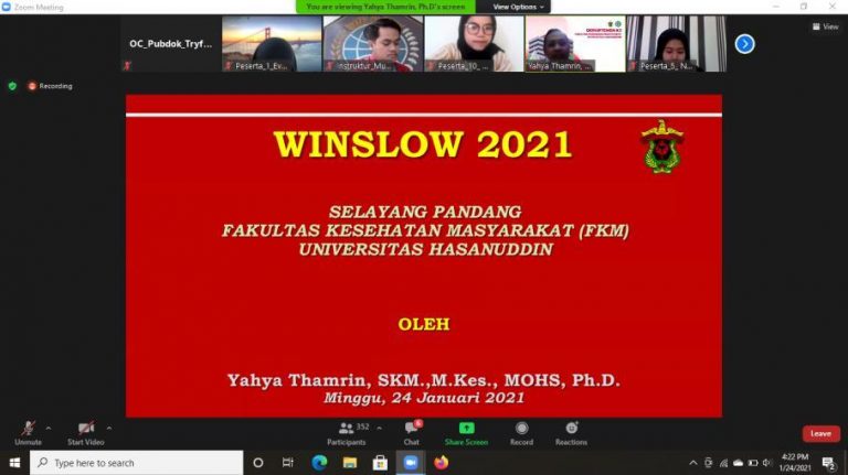 BEM FKM Unhas Gelar Winslow 2021