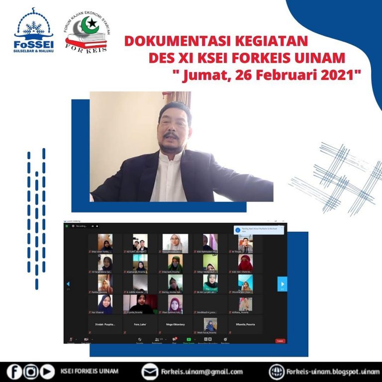 FORKEIS UIN Alauddin Gelar Kajian Ekonomi Syariah ke XI