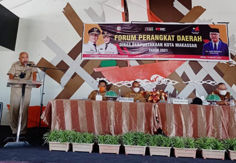 Adakan Forum Perangkat Daerah, Dinas Perpustakaan Makassar Tingkatkan Sinergi