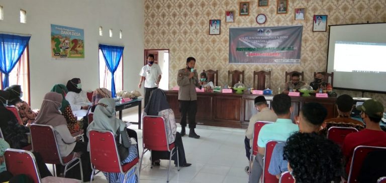 Kapolsek Libureng Beri Penyuluhan Hukum ke Masyarakat