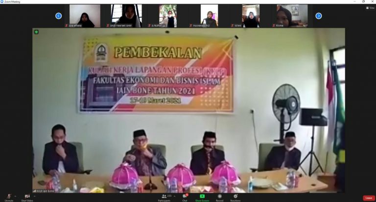 Rektor IAIN Bone ke Mahasiswa KKLP: Jaga Nama Baik Institusi dan Patuhi Prokes