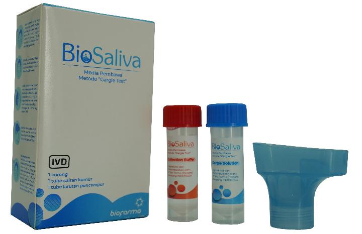 Mengenal  Alat Tes Covid-19 Sampel Kumur Bio Saliva  Buatan Bio Farma yang 95 Persen Akurat