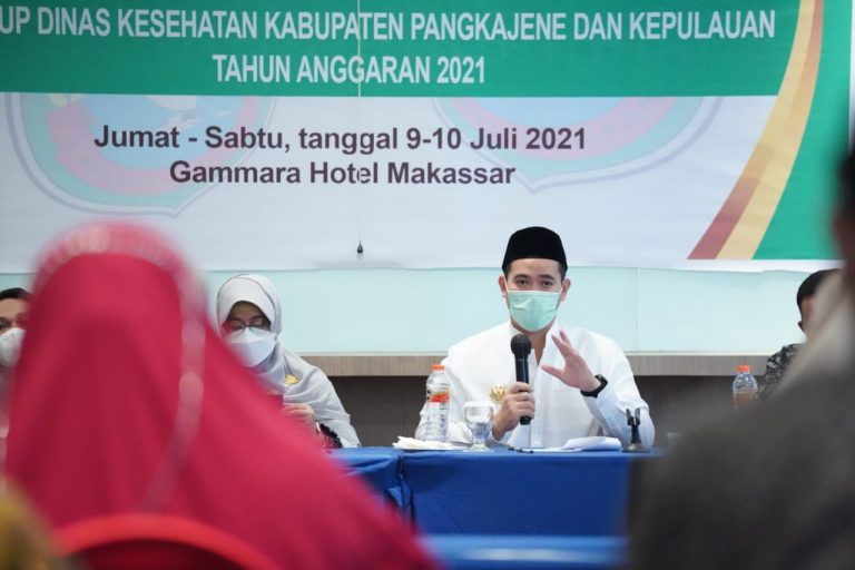 Bupati Pangkep Yusran, Minta Pelayanan Kesehatan di Tingkatkan