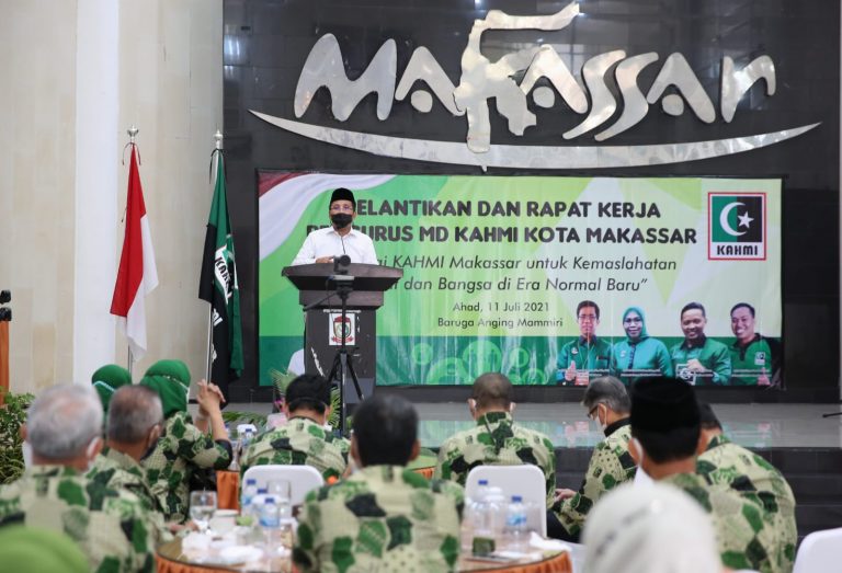 Dihadapan Rapat Kerja KAHMI Kota Makassar Danny Paparkan Isolasi Apung Bagi Pasien Covid 19