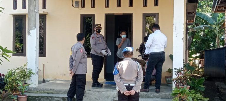 Kapolsek ke Warga Isoman: Jangan Lupa Berdoa