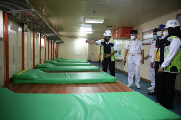 Danny Fatma Tinjau Fasilitas Kapal Pelni Untuk Isolasi Apung