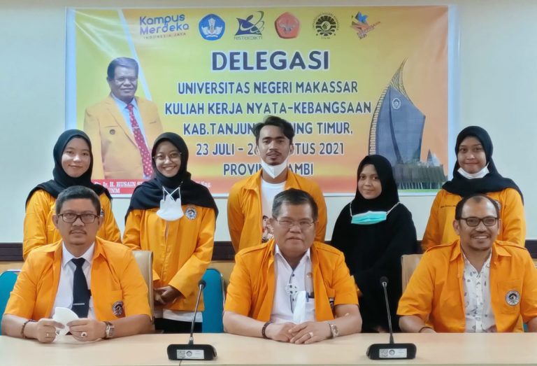 Rektor UNM Apresiasi 5 Mahasiswa Ikuti KKN Kebangsaan di Jambi