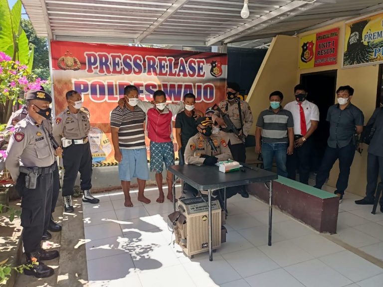 Polres Wajo Amankan 3 Pelaku Pencurian Hewan Ternak, 40 Ekor Sapi Dicuri Selama 2 Tahun