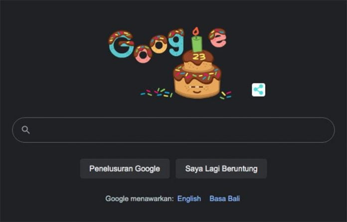 Google Rayakan Ulang Tahun Dengan Cara Unik Loh!