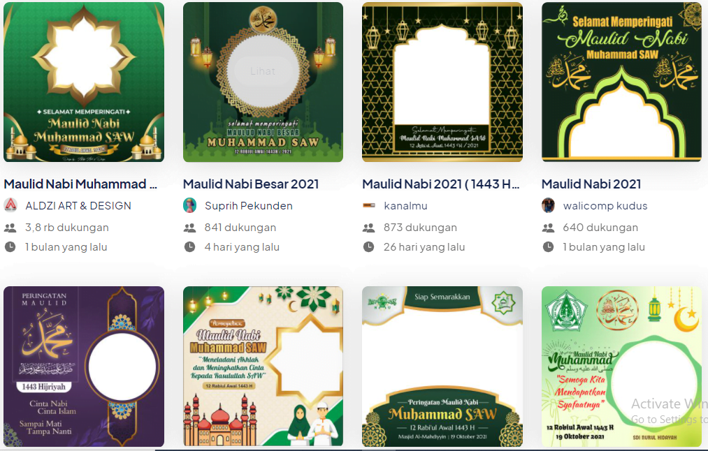 Nabi 2021 maulid Download Spanduk