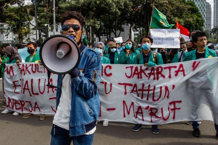 Titik Aksi Demo Mahasiswa Makassar