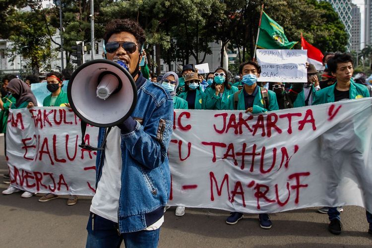 8 Tuntutan Demonstrasi Mahasiswa dan Buruh di Depan Istana Negara