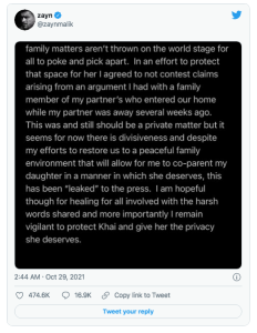 Tanggapan Zayn Malik atas rumor pemukulan terhadap Yolanda Hadid