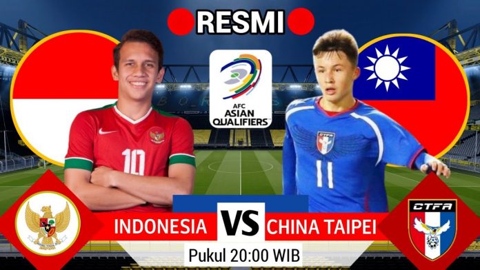 Kualifikasi Piala Asia, Timnas Indonesia Vs China Taipei Live Cek Disini!