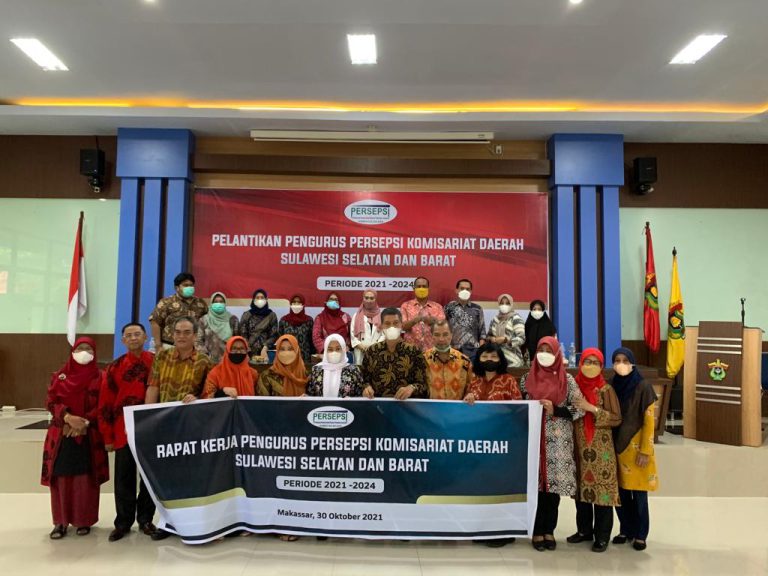 Pelantikan dan Raker Pengurus Persepsi Komisariat Sulselbar 2021-2024