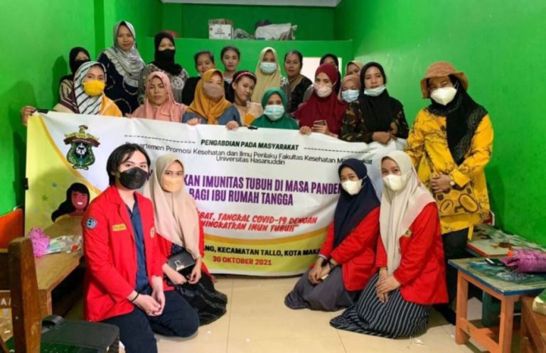 FKM Unhas Ajak Ibu-ibu Tingkatkan Imun, Tangkal Covid 19