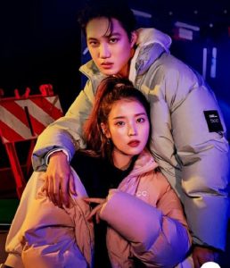 Photoshoot IU dan Kai Exo penuh chemistry