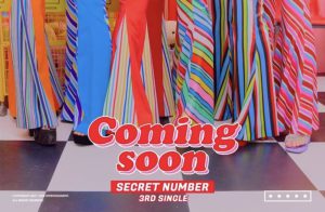 Poster comeback Secret Number dengan 2 Member Baru