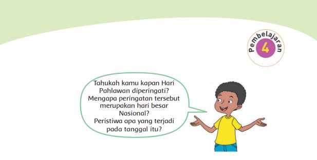 Kunci Jawaban Tema 5 Kelas 4 Subtema 3 Sikap Kepahlawanan, Pembelajaran 4 Halaman 117, 118, 119, 121, dan 122