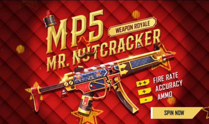 UPDATE! KODE REDEEM FF 19 November 2021, Klaim MP5 Blood Red Weapon Loot Crate