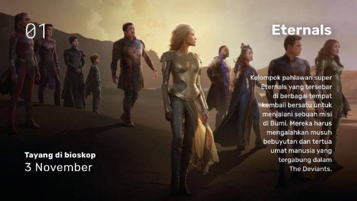 Sinopsis Film Eternals, Superhero Era Baru Marvel