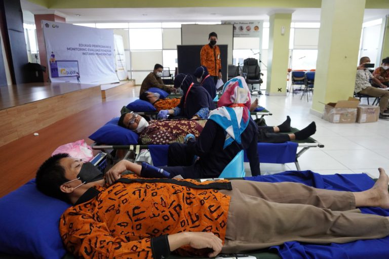 HORI ke-75, KPPN Bersama KPP dan Perbankan Gelar Donor Darah