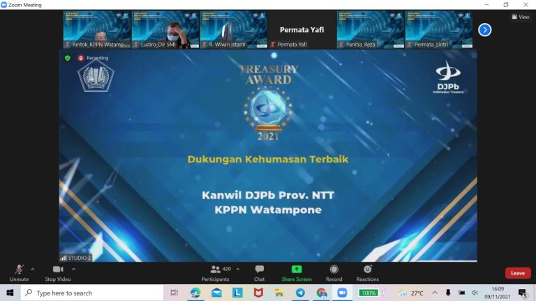 Raih Penghargaan Terbaik Nasional, Kepala KPPN Watampone: Tidak Lepas dari Sinergi Insan Media