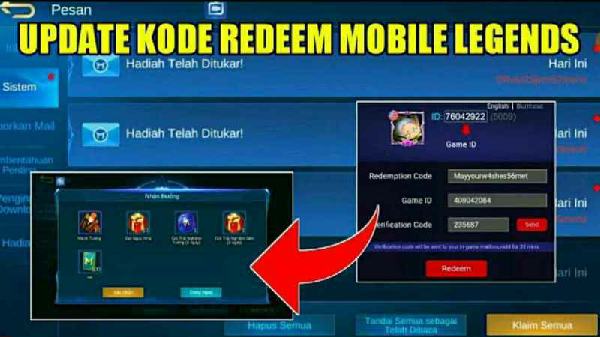 UPDATE! KODE REDEEM ML 22 November 2021, Dapatkan Skin Hero, Fragmen dan Diamond Gratis