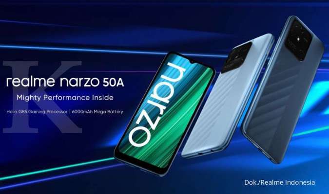 Spesifikasi Realmi Narzo 50A, Smartphone Gaming Entry Level