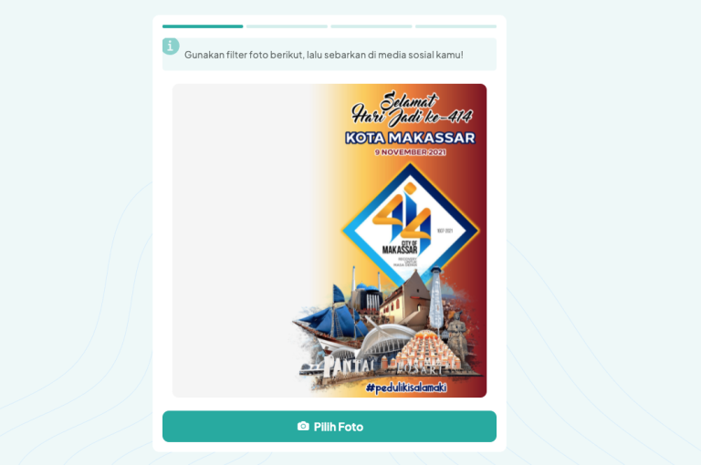 Ini Link Twibbon HUT Makassar Ke- 414, Cocok Diunggah di Status WhatsApp dan Instagram