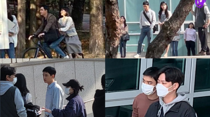 DO 'EXO' Tertangkap Kamera Syuting Film Terbarunya Berjudul 'Secret'