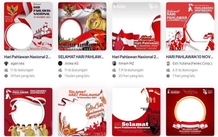 40 Twibbon Hari Pahlawan Terbaik Buat Kalian!