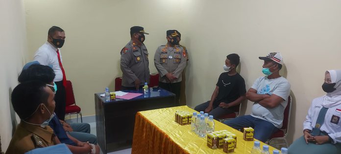 Viral Dua Pelajar Berkelahi Berakhir Damai di Polres Wajo