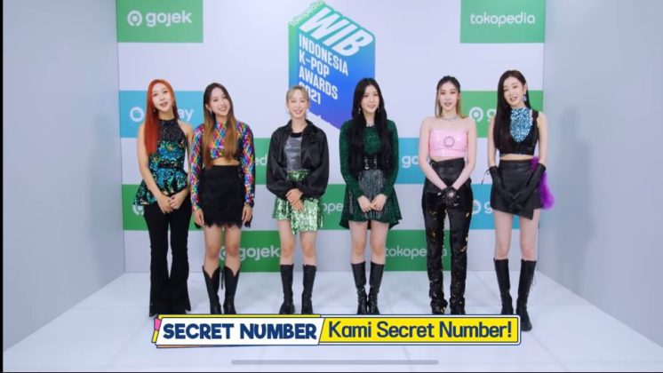 SECRET NUMBER Menyapa Lockey di 'WIB Indonesia Kpop Awards 2021'