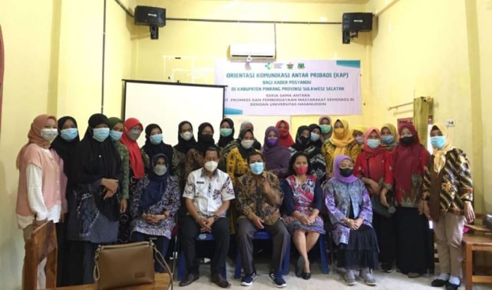 Tim Pendamping FKM Unhas Gelar Orientasi KAP bagi Kader Posyandu Kabupaten Pinrang