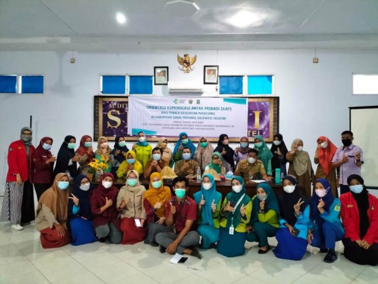 FKM Unhas – Dinkes Kabupaten Sinjai Gelar Pelatihan KAP bagi Nakes