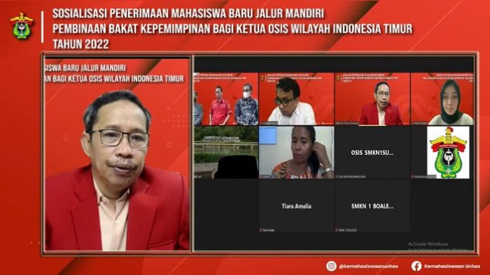 Penerimaan Mahasiswa Baru Unhas Jalur Ketua OSIS Mencakup Kawasan Timur Indonesia